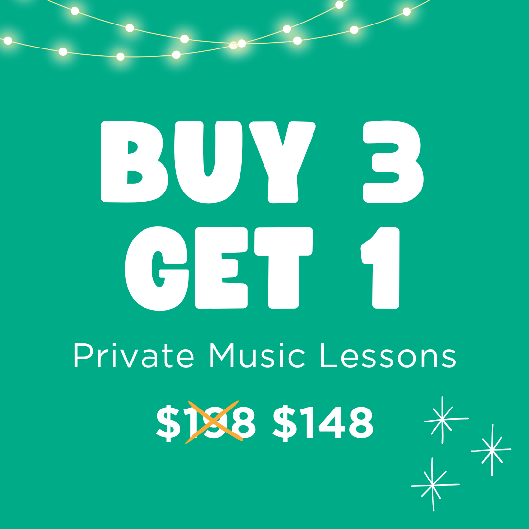 Buy 3 Get 1 Music Lessons